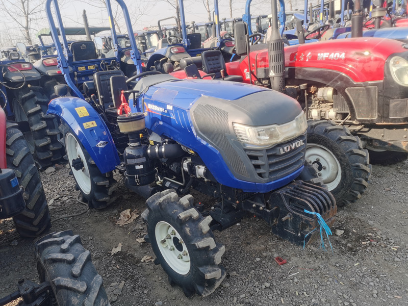 Used Second Foton Lovol 70HP 80HP 4X4wd farm garden agriculture machinery mini tractor with China's high-quality tractors