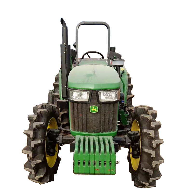 Low Price 80hp 4wd Second Deutz Fahr Used Farm Tractor with 4 Cylinder Engine 3 Point Hitch Backhoe