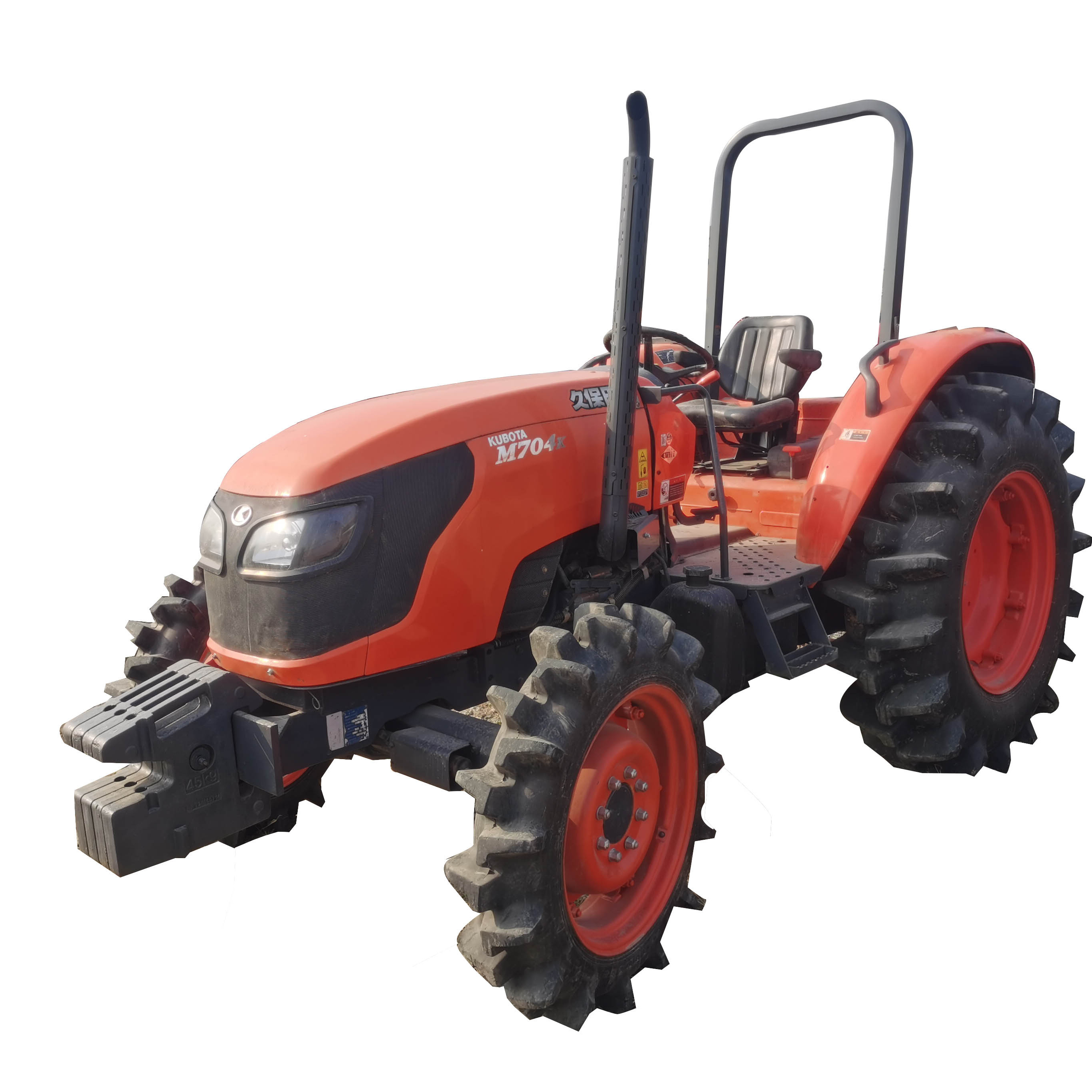 Japanese brand used tractor 4 wheel drive Cheap good running condition KUBOTA YANMAR ISEKI agricultural use