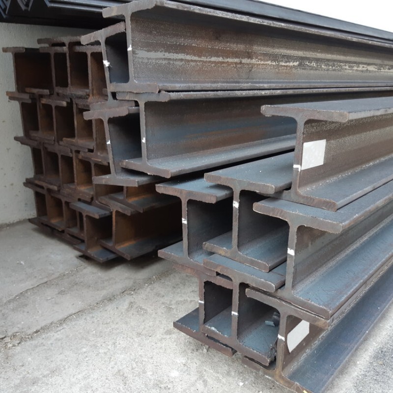 EN S275 Red Iron Steel H-Beams W8*10 galvanized steel iron h beam china Structural Steel I beam for Building