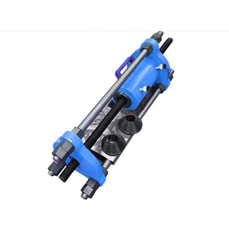 manual electric Excavator loader track link pin remover portable track chain disassembly and assembly machine