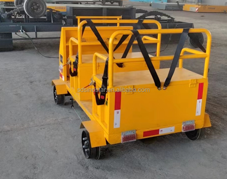 electric rail wheels transportation cart