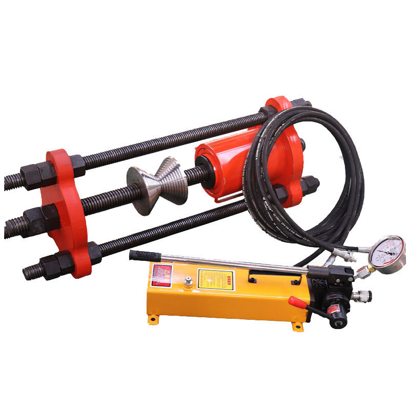 manual electric Excavator loader track link pin remover portable track chain disassembly and assembly machine