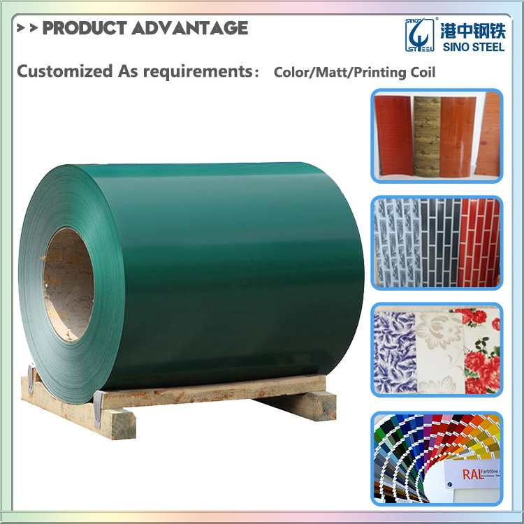 0.26*914mm Cold Rolled Color Coated Steel Coil Prepainted Galvanized PPGL PPGI Steel Coil