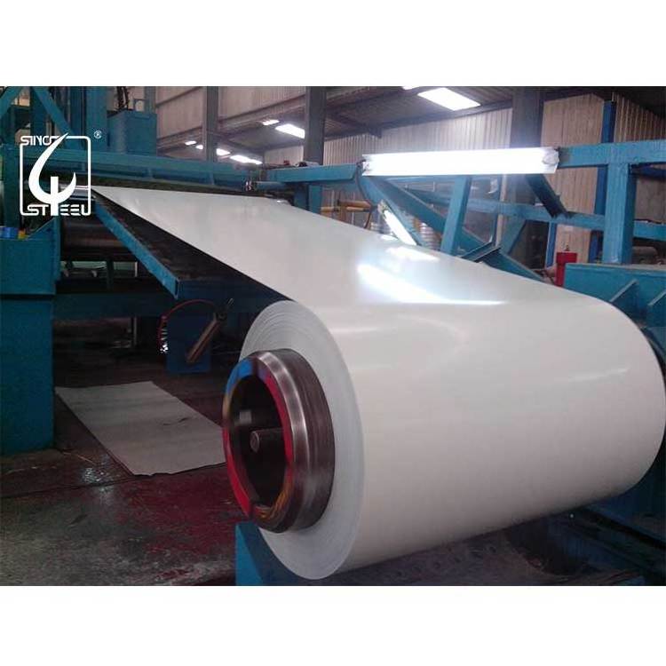 White Color Coil Steel Prepainted Galvanized Steel Coil PPGI Color Coated Steel Coil