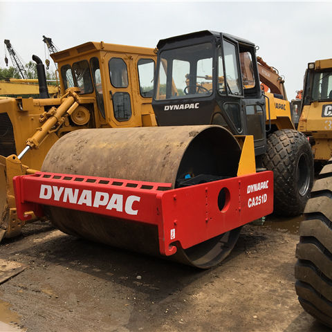 Stock Dynapac Vibratory Roller Single Drum CA251D Used Road Rollers