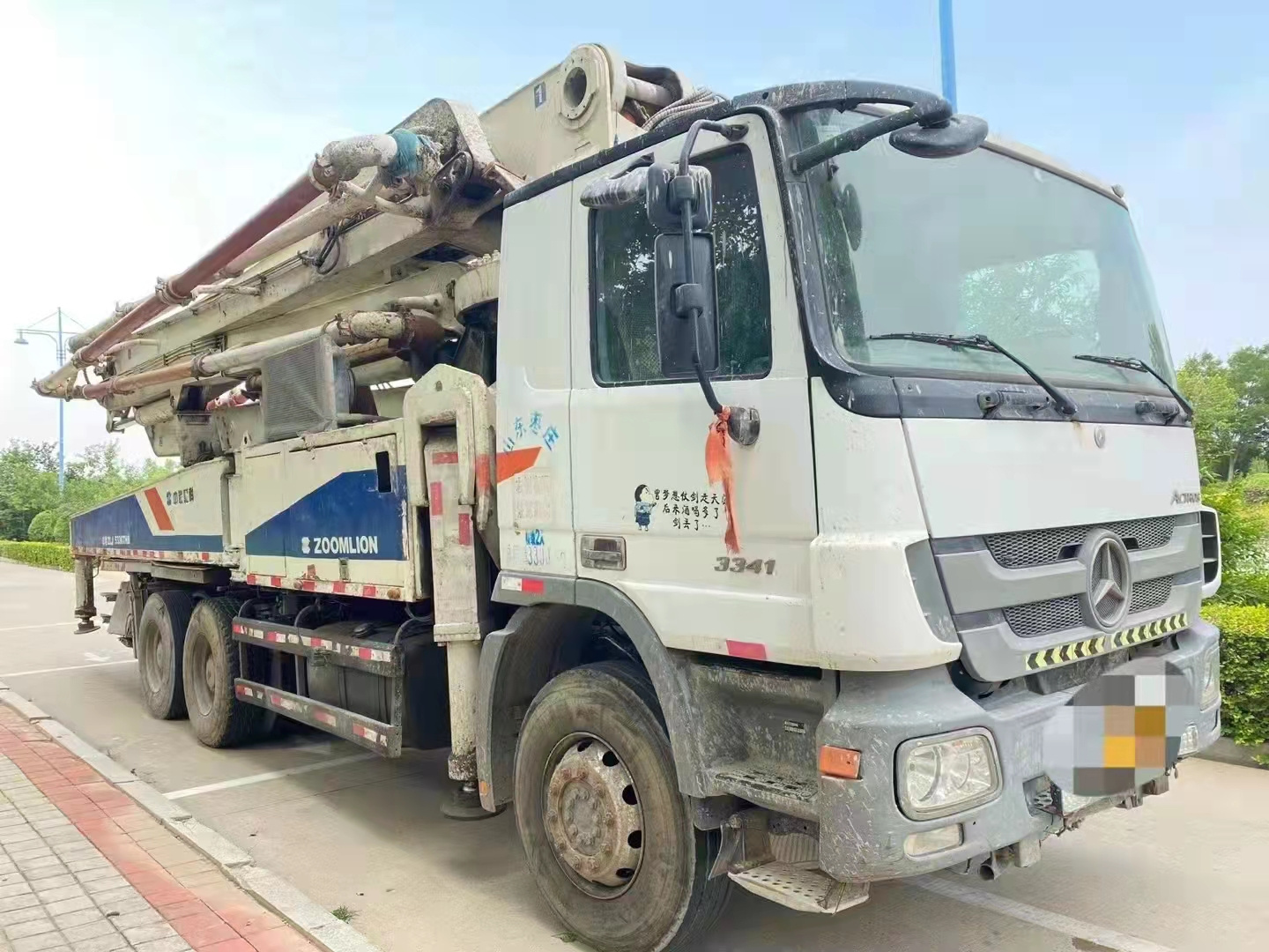 Good Condition Second Hand 37M 38M 47M 49M Used Concrete Pump Truck