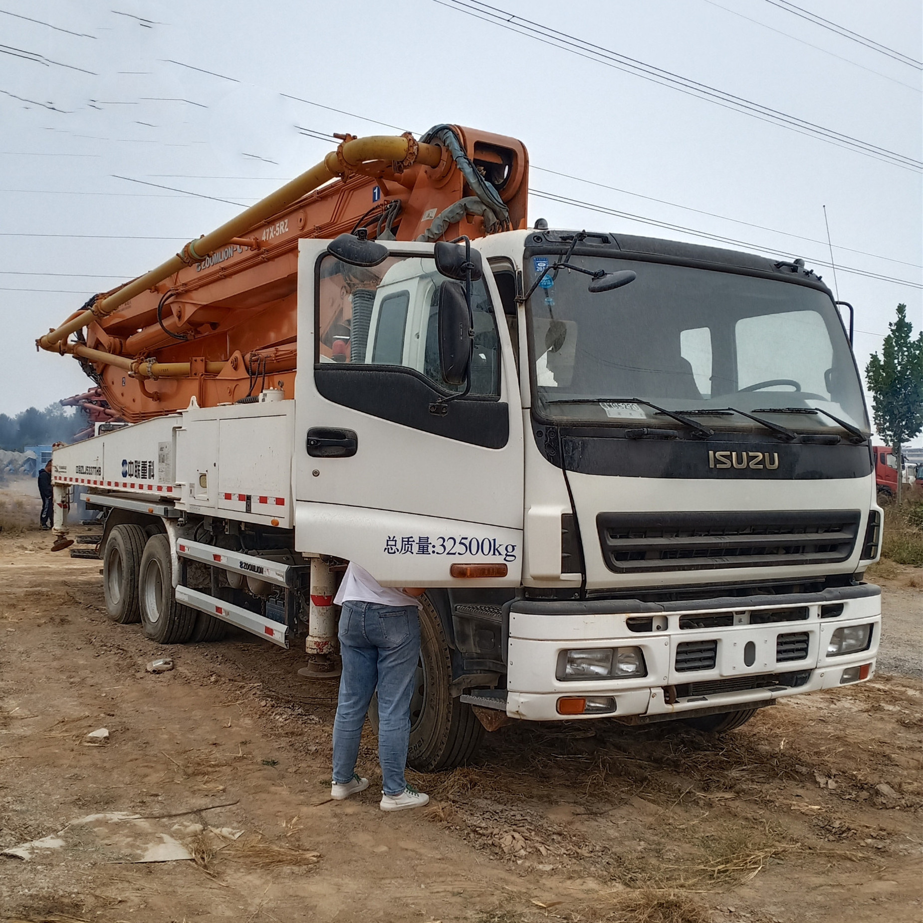 Good Condition Second Hand 37M 38M 47M 49M Used Concrete Pump Truck