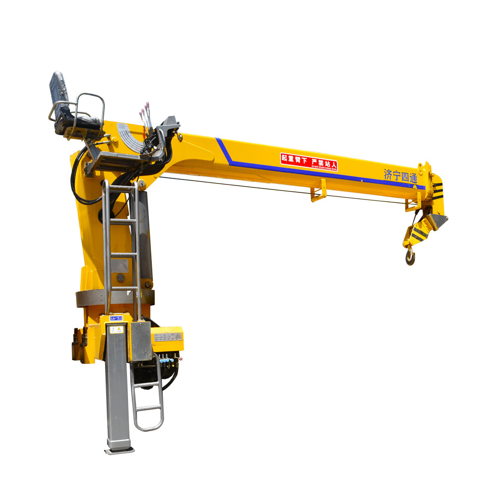 Manipulator Telescopic Boom 5 Ton 6.3 Ton 8 Ton 10 Ton Truck Mounted Crane jib Loader Crane for sale