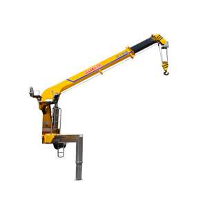 Manipulator Telescopic Boom 5 Ton 6.3 Ton 8 Ton 10 Ton Truck Mounted Crane jib Loader Crane for sale