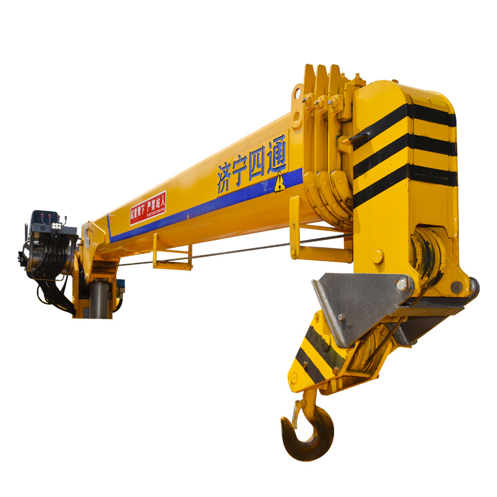 Manipulator Telescopic Boom 5 Ton 6.3 Ton 8 Ton 10 Ton Truck Mounted Crane jib Loader Crane for sale