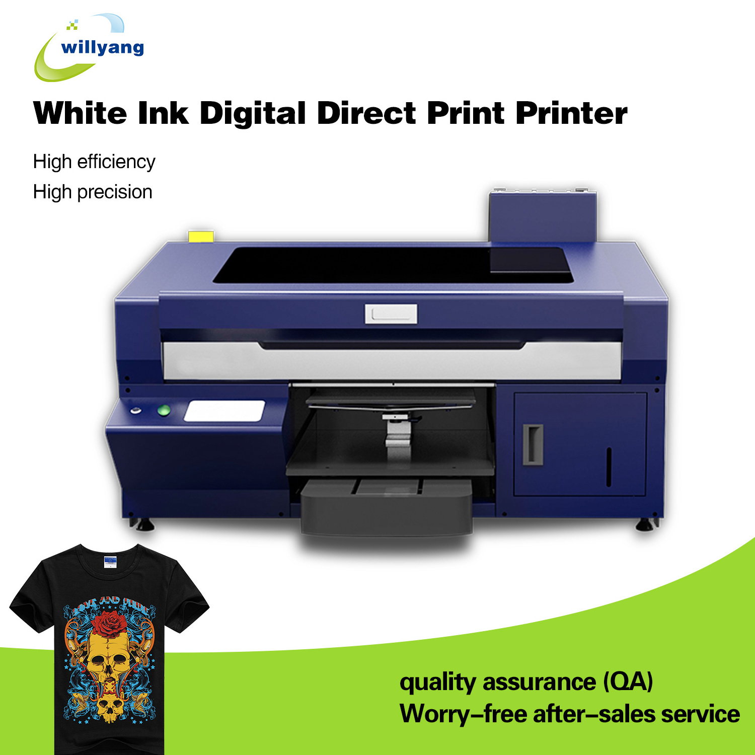 Best quality A2 A3 two i3200 heads digital inkjet DTG garment printer white ink color ink digital direct jet printer