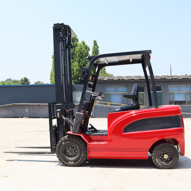 Cheap Hydraulic 2000kg Semi Electric Forklift Certification New Style 2 Ton Electric Forklift For Sale Portable