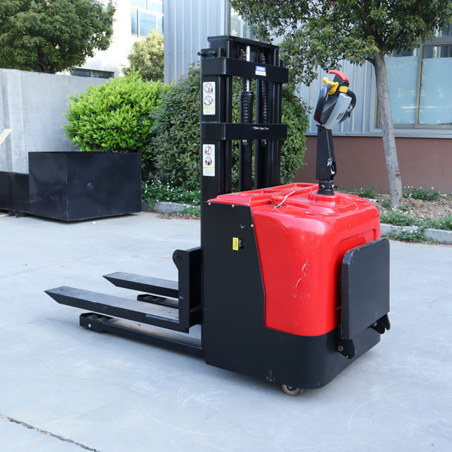 Low Factory Prices Ac Motor 2tons 2m Automatic Electric Stacker Walkie Stacker