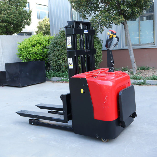 Low Factory Prices Ac Motor 2tons 2m Automatic Electric Stacker Walkie Stacker