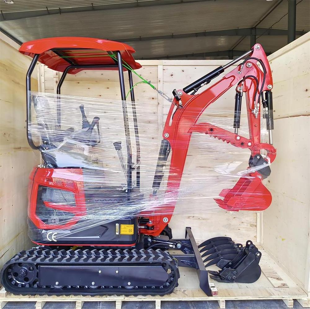 FREE SHIPPING! 1.8 ton mini excavator 1 ton 2 ton Kubota Engine digger excavator mini Chinese used small excavator machine