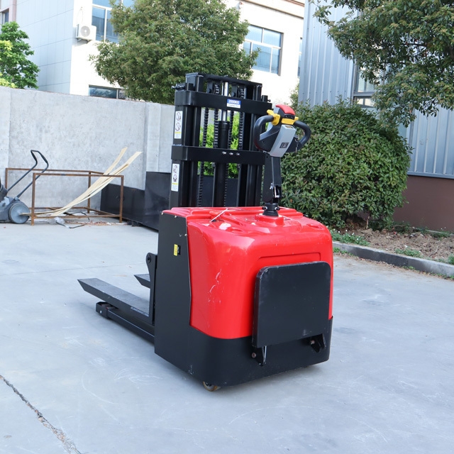 Low Factory Prices Ac Motor 2tons 2m Automatic Electric Stacker Walkie Stacker