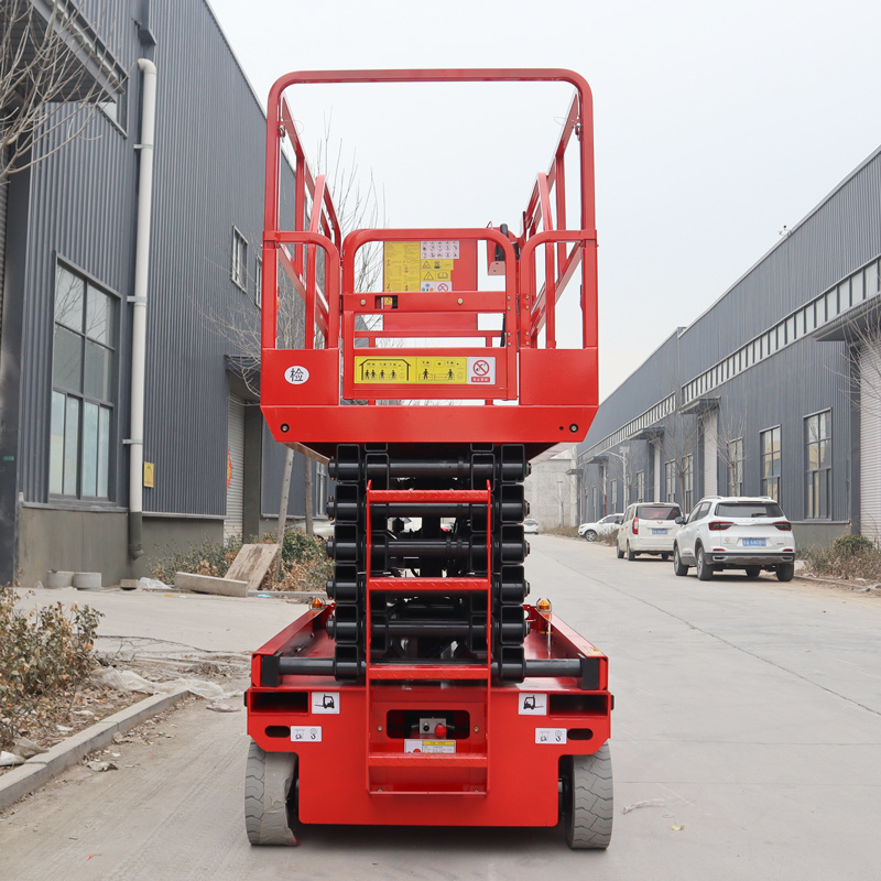 Mobile Electric Hydraulic Elevator Scissor Lift Table Elevated Small Scaffolding Lifting Scaffold For Construction Platform