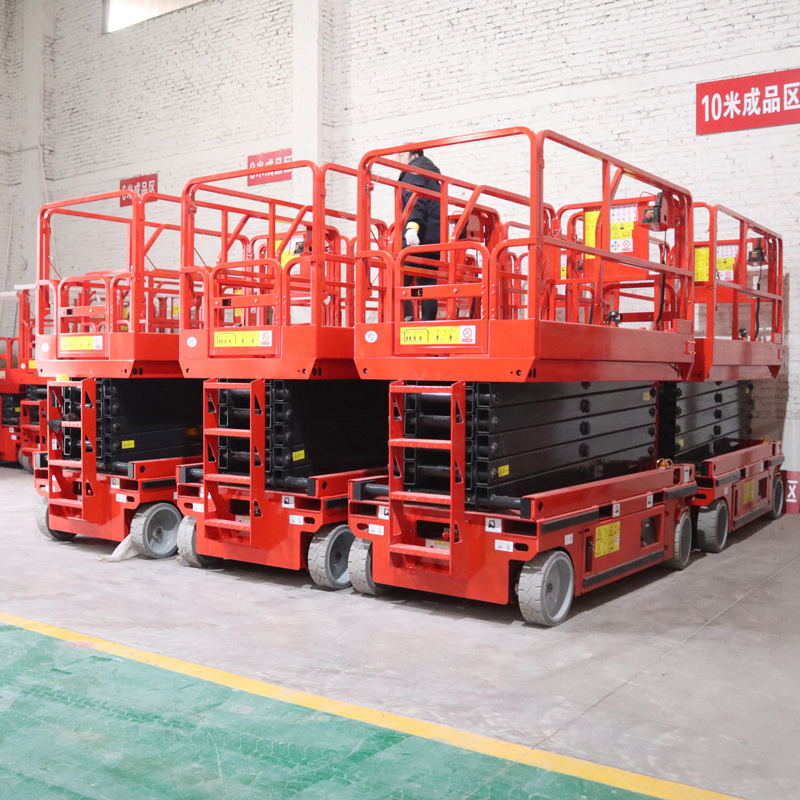 Mobile Electric Hydraulic Elevator Scissor Lift Table Elevated Small Scaffolding Lifting Scaffold For Construction Platform