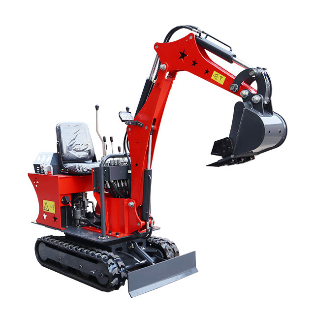 0.8 Ton Best Small Excavator Mini Digger Free Shipping Forestry Mulcher For Mini Crawler Excavator For Home Use