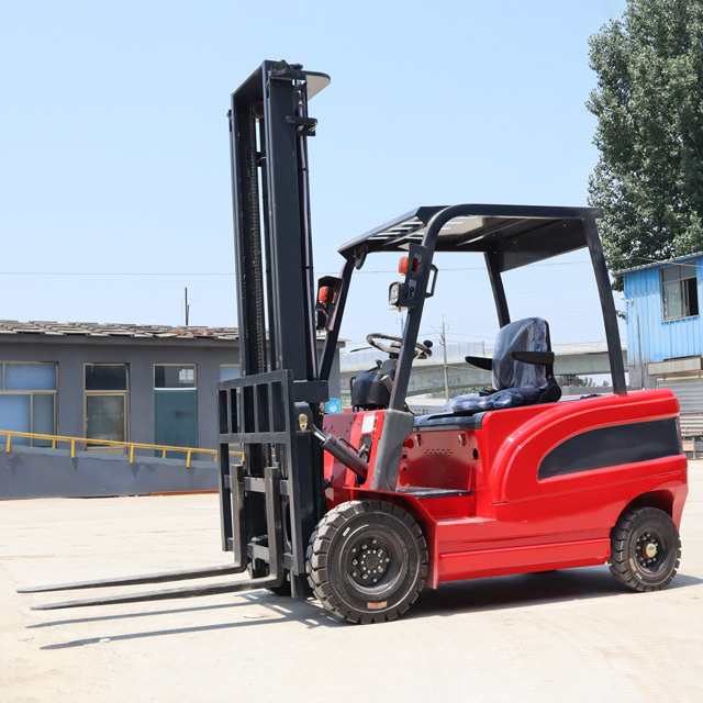 Cheap Hydraulic 2000kg Semi Electric Forklift Certification New Style 2 Ton Electric Forklift For Sale Portable