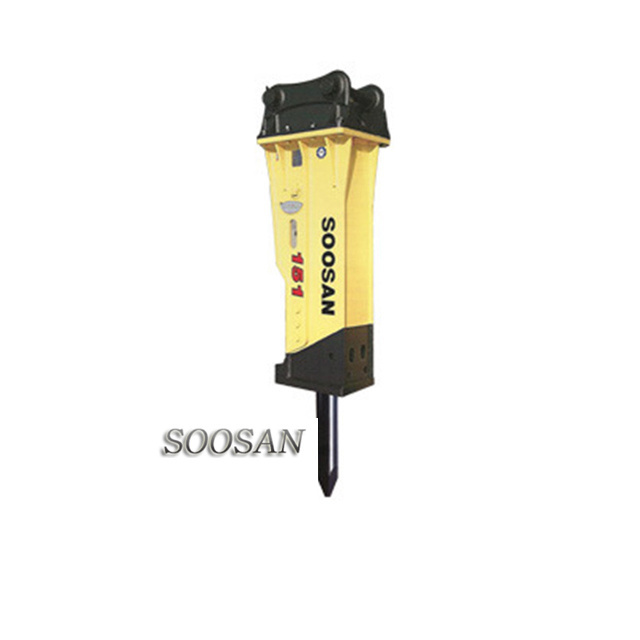 Shandong Soosan SB151 Heavy Duty Hammer Breakers Hydraulic Concrete Breakers Rock Hammer 175 mm Chisel