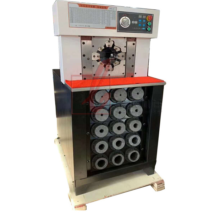 Automatic 2'' 4sh rubber pipe crimper P32 high pressure hydraulic hose crimping pressing machine price