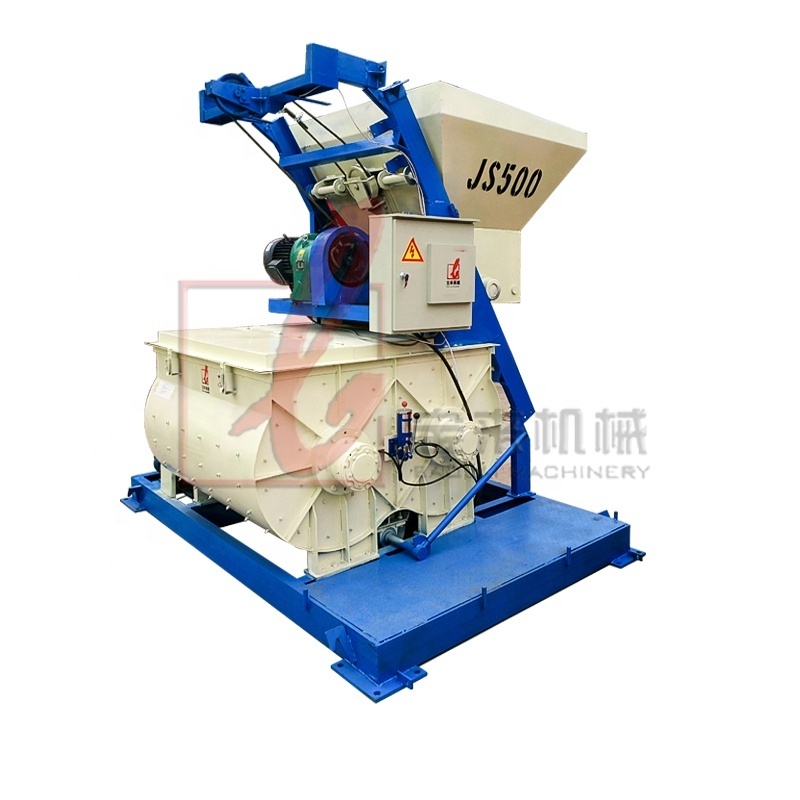 mixer JS series concrete mixing machine water  precast  cement  electric  rain pipe  drain making price