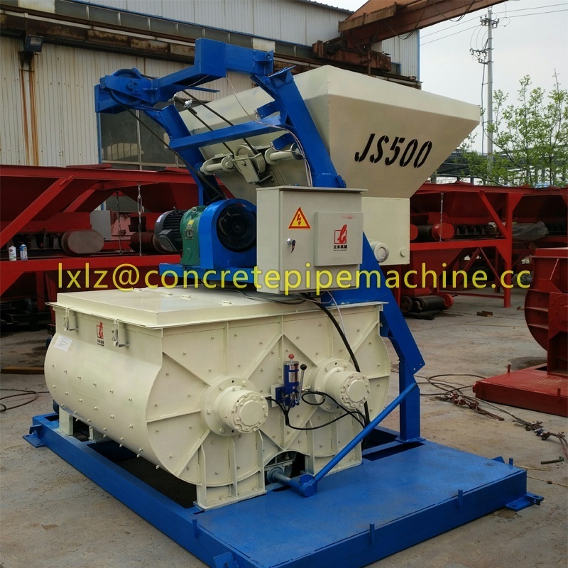 mixer JS series concrete mixing machine water  precast  cement  electric  rain pipe  drain making price