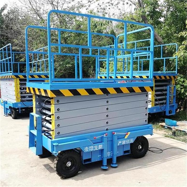 10m 12m 14m 18m 300kg 1T 2T Aerial Work electric lift Electric Mobile Scissor Hydraulic Lift Tables Manlift Mobile Platform