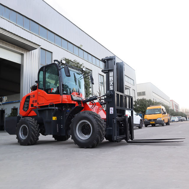 Hot sell 4*4 rough terrain forklift 3.5 ton diesel forklift lifting 3m 4m 5m 6m new forklift