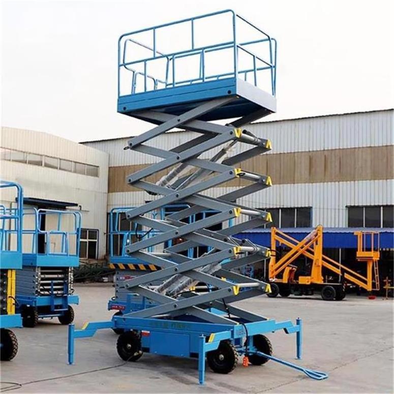 CE ISO Scissor electric lift Platform 8m 10m 12m 14m Mobile Scissor Lift Hydraulic Lifters For Scaffold