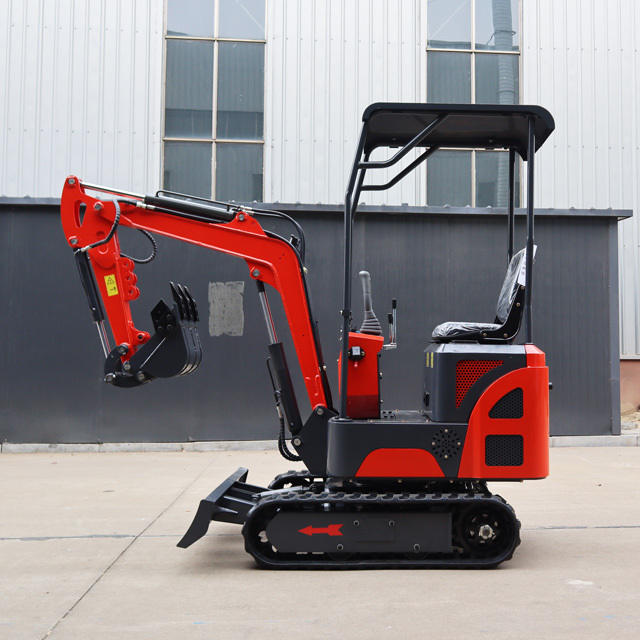 chinese mini excavator 1 ton electric attachment kubota small digger rubber tracks hydraulic crawler forestry mulcher