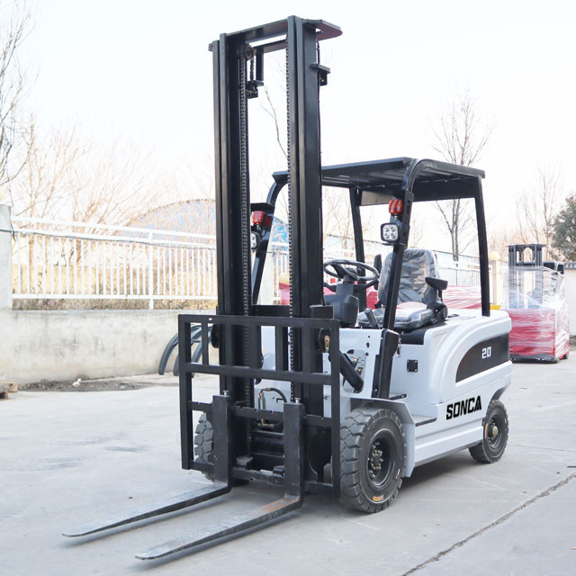 1.5 ton 2 Ton Loading Capacity Electric Forklift 3 M Forklift truck With Attachment CE 2 Ton Electric Forklift