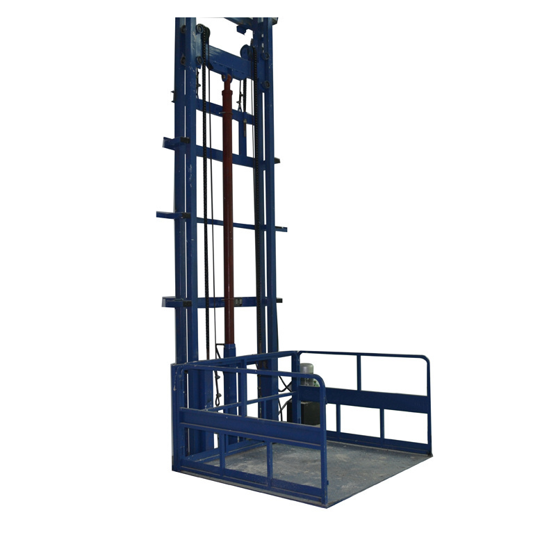 1ton 2ton 3ton electric small warehouse hydraulic freight goods cargo material lifts elevators wall mounted cargo lift platform