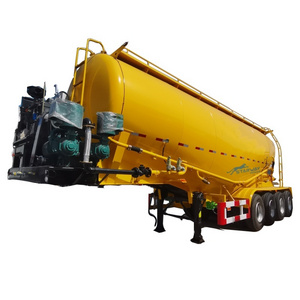 Starway Brand 3-Axles Transporters Bulk Cement Tanker Trailer V-Type Pneumatic Dry Bulk Trailers Low Prices Steel Cement Bulker