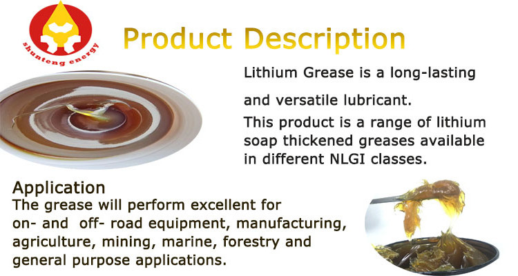 Best Selling High Quality Crystal Lithium Complex Lubricating Grease