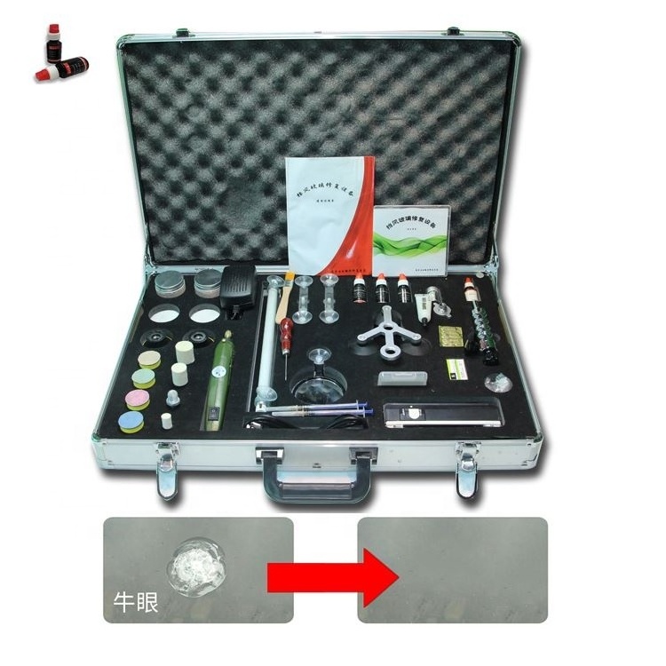 QI JIANG New Design Auto Glass Fix Machine Windshield Repair Resin Window/glass Repair Liquid Windshield Resin 3ml