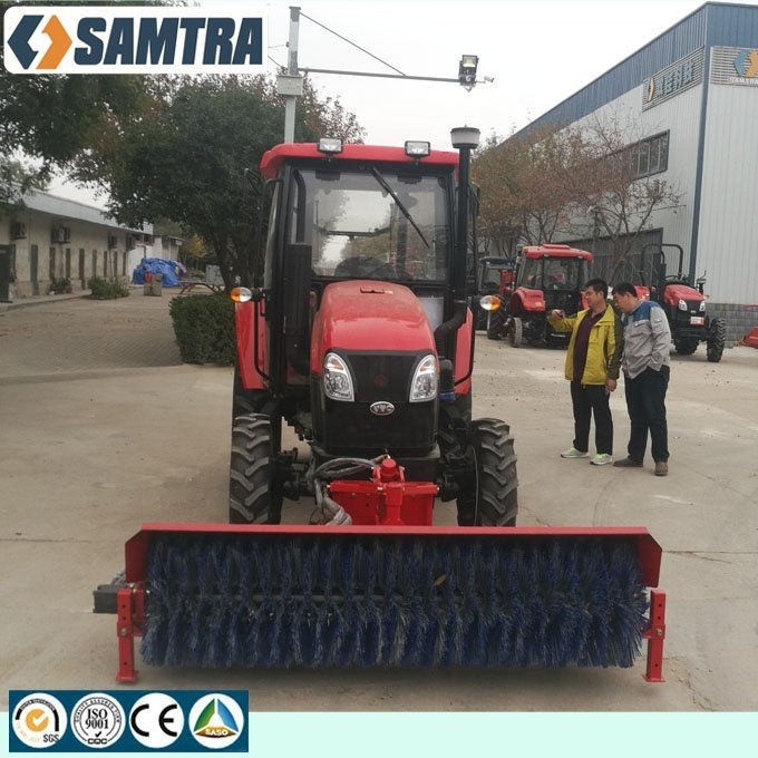 road cleaning sweeper for tractor used