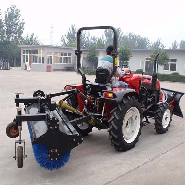 High Quality tractor 3 point hitch snow broom sweeper, tractor snow sweeper