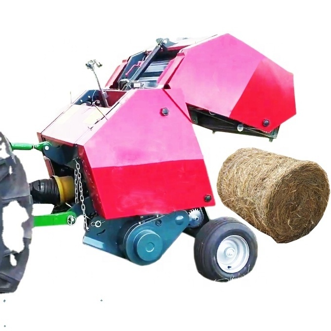 Tractor PTO Drive Mini Silage Grass Forage Round Hay Baler