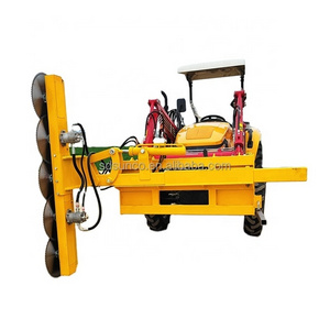 hydraulic tree trimmer machinery/tractor loader mounted hedge cutter with circular saw