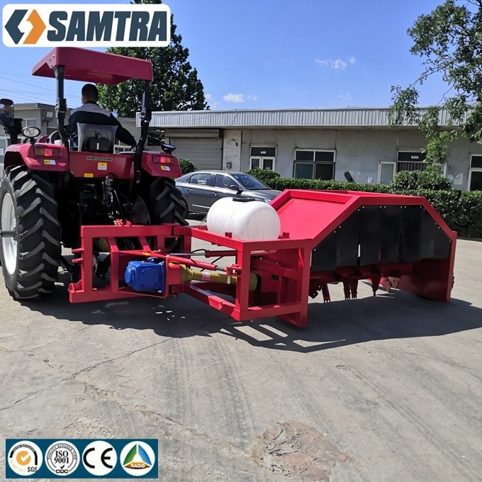 High Efficient Tractor powered Compost Turner for sale/ 2m width Compost Turner