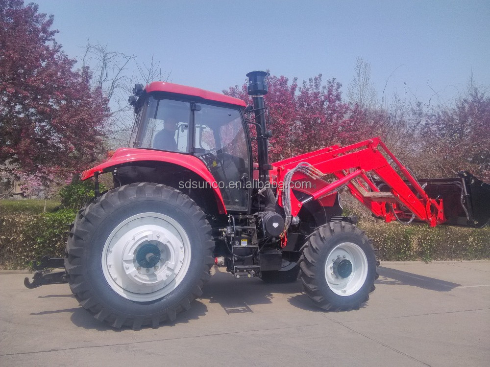 4 in 1 bucket front loader TZ16D for YTO-1604 tractor,front loader for 160 hp to 220 hp tractors