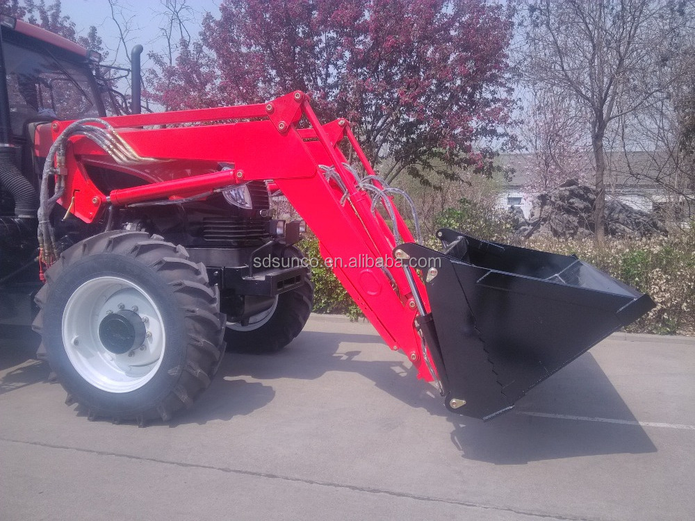 4 in 1 bucket front loader TZ16D for YTO-1604 tractor,front loader for 160 hp to 220 hp tractors