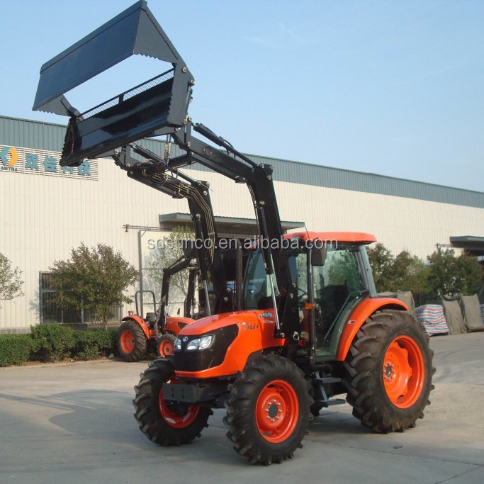 4 in 1 bucket front loader TZ16D for YTO-1604 tractor,front loader for 160 hp to 220 hp tractors