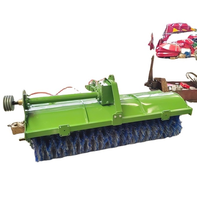 mini lovol tractor PTO driven mounted snow sweeper powered by agricultural tractor 80hp