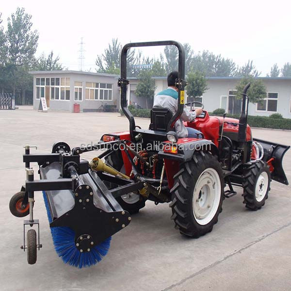 hydraulic / pto power tractor 3 point hitch snow sweeper/ tractor mounted snow sweeper