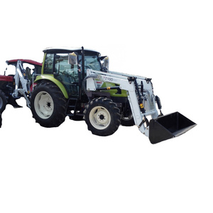 CE Certificate 4WD farm tractor with front end loader agriculture equipment