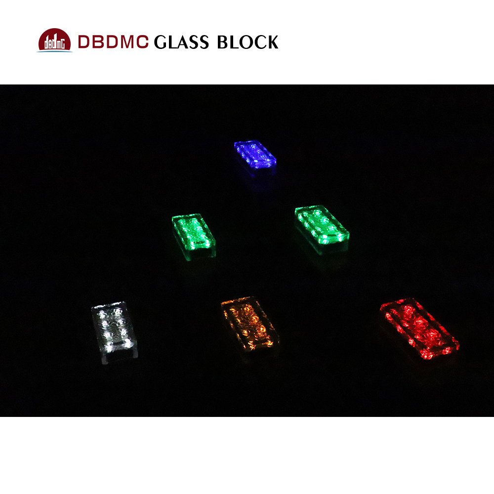 Chinese manufacturer low price transparent solid glass brick transparent decorative glass brick